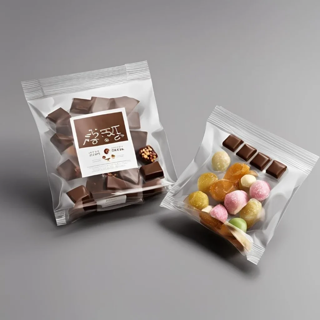 Çikolata ambalajı tasarımı, Flexo baskı öncesi ambalaj örneği 1