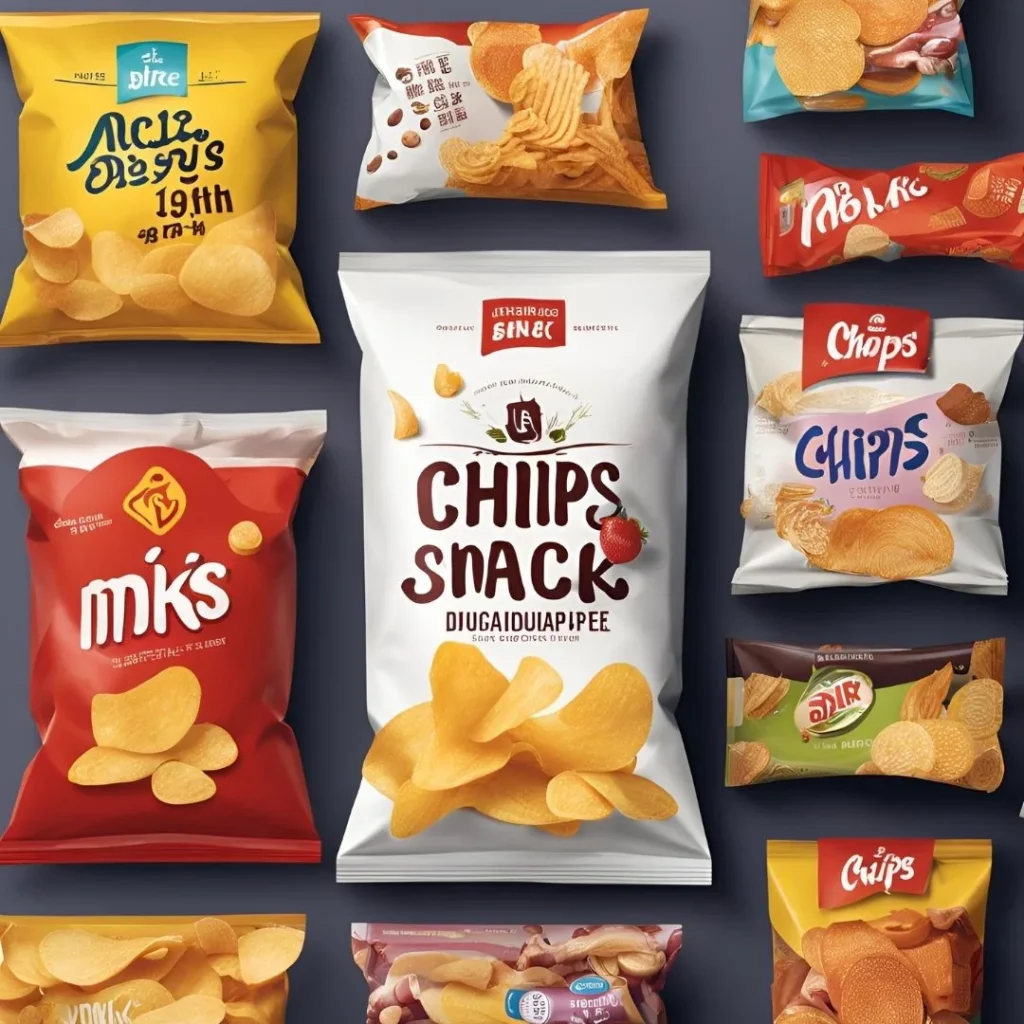 Cips ambalajı tasarımı, Flexo baskı öncesi ambalaj örneği 1